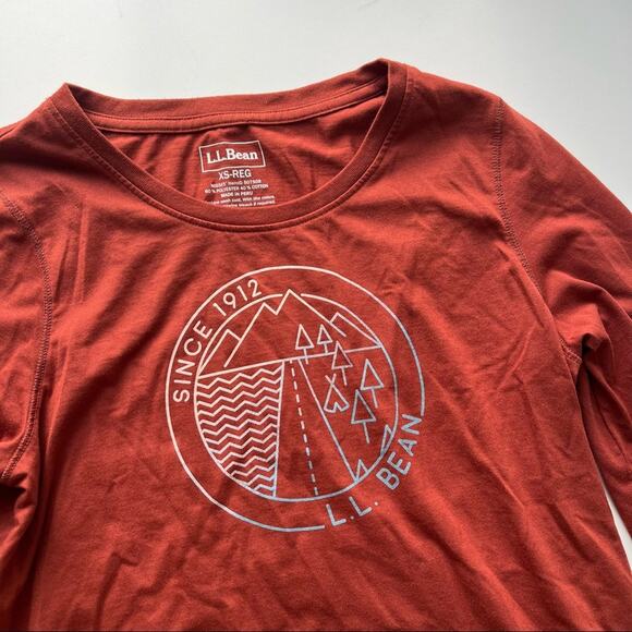L.L. Bean Graphic Long Sleeve Tee - Picture 1 of 4